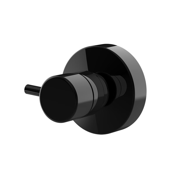 Acabamento Registro Grande 1 1/2 Eva Preto Brilhante Fani