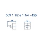 Acabamento Registro Grande 1 1/2 Horus Ouro Velho Fani