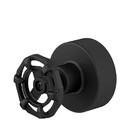 Acabamento Registro Grande 1 1/2 Living Preto Fosco Fani