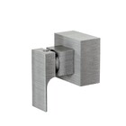 Acabamento Registro Grande 1 1/2 Retta Grafite Escovado Fani