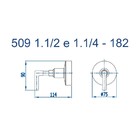 Acabamento Registro Grande Jade Clássica Champanhe Fani