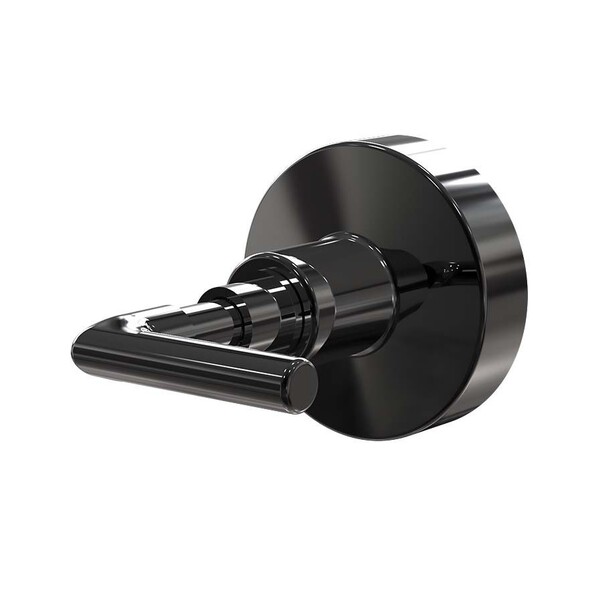 Acabamento Registro Grande Jade Clássica Preto Brilho Fani