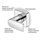 Acabamento Registro Incepa Neo 3/4 Cromado P/base Deca B5007i