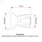 Acabamento Registro Kimetais 4901 C51 Cromado 3/4 Mondial P/d