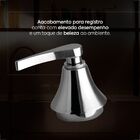 Acabamento Registro Kimetais 4901 C56 Cromado 3/4 Lume P/deca