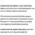 Acabamento Registro Kimetais 4901 C56 Cromado 3/4 Lume P/deca