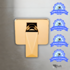 Acabamento Registro Monocomando Diamante Dourado Base Deca