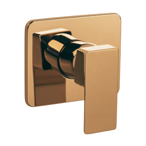 Acabamento Registro Monocomando Rose-gold Chuveiro Base Docol