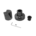 Acabamento Registro Onix Preto Brilhante Padrão Deca Metal Lu