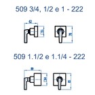 Acabamento Registro Pequeno 3/4 Bella Clássica Gold Fani