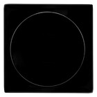 Acabamento Registro Pequeno 3/4 Elo Preto Brilhante Fani