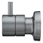 Acabamento Registro Pequeno 3/4 Eva Grafite Escovado Fani