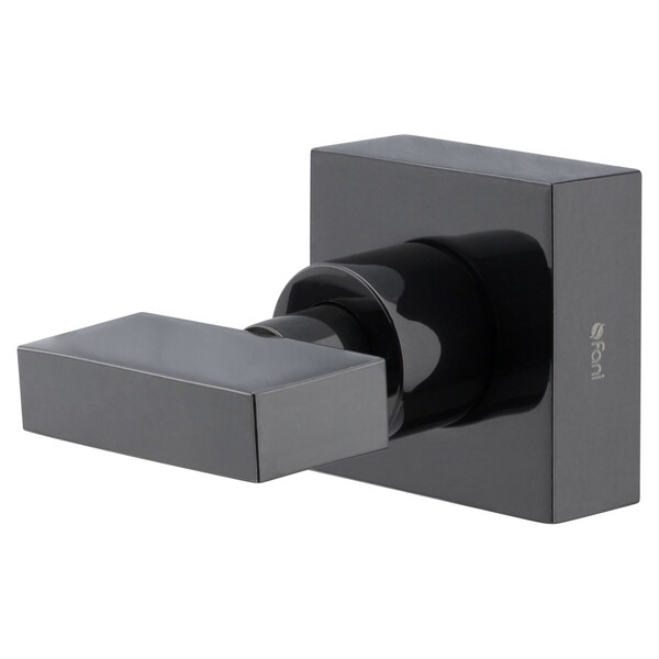 Acabamento Registro Pequeno 3/4 Horus Grafite Liso Fani