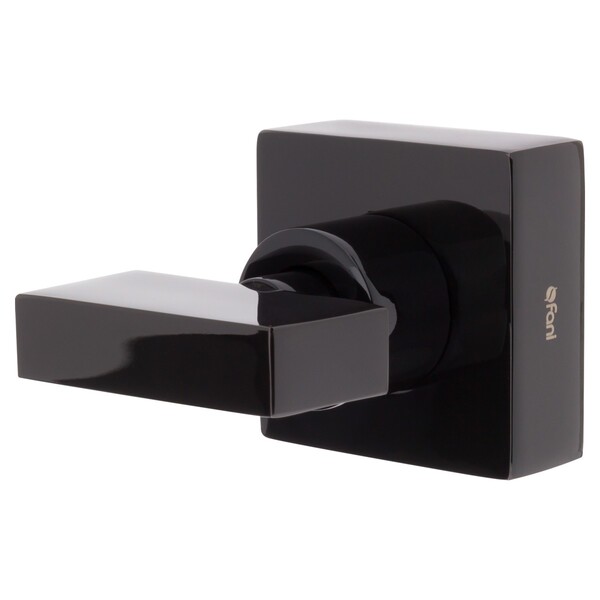 Acabamento Registro Pequeno 3/4 Horus Preto Brilhante Fani