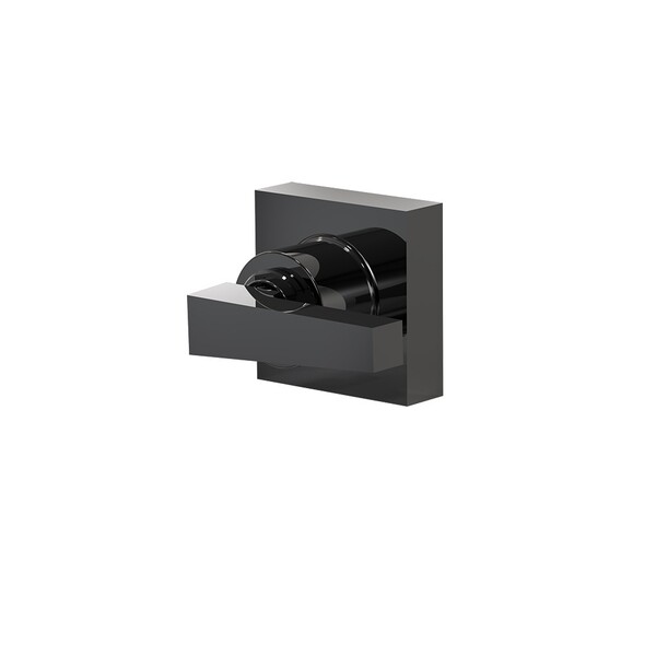 Acabamento Registro Pequeno Bella Clássica Preto Brilho Fani