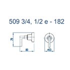 Acabamento Registro Pequeno Jade Clássica Ouro Velho Fani