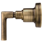 Acabamento Registro Pequeno Jade Clássica Ouro Velho Fani