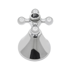 Acabamento Registro Pressão E Gaveta 20 Estrias Cromado Luxo