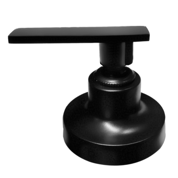 Acabamento Registro Preto Volante C-73 Abs ½, ¾ Padrão Deca