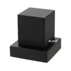 Acabamento Registro Quadrado Abs Preto Padrão Deca Preto