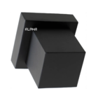 Acabamento Registro Quadrado Abs Preto Padrão Deca Preto