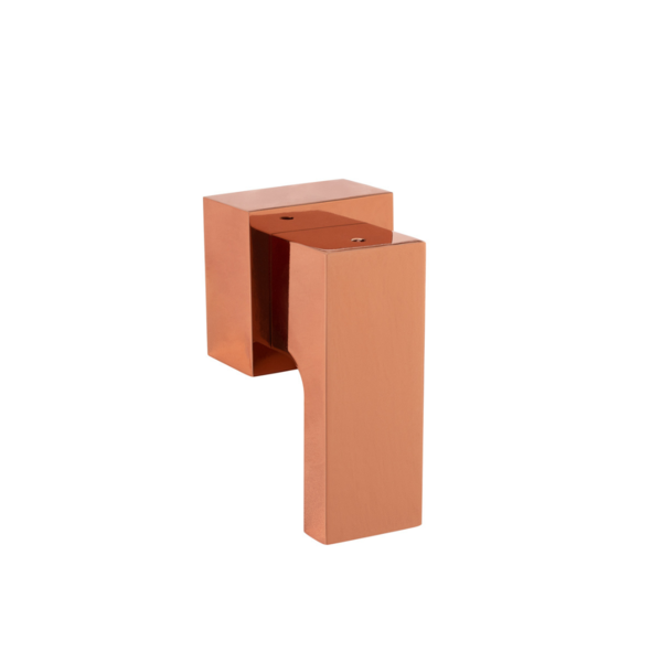 Acabamento Registro Quadrado Alavanca Base Deca - Rose Gold