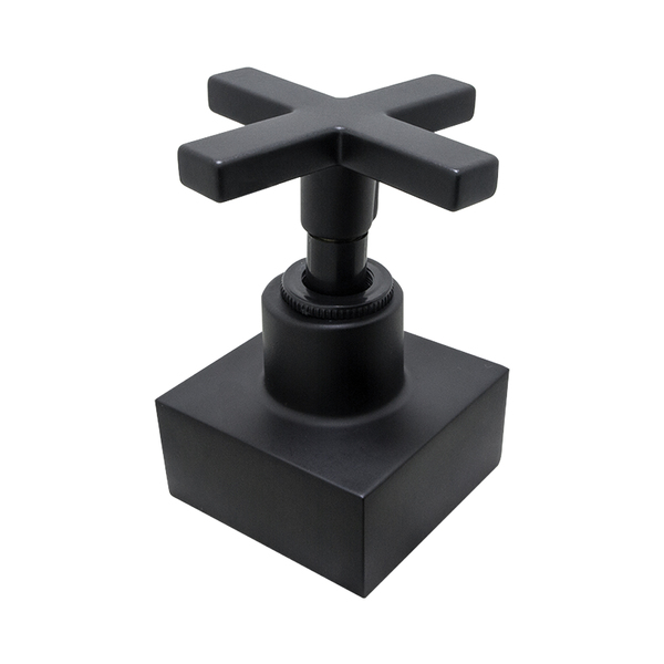 Acabamento Registro Quadrado Banheiro Padrão Deca Preto Luxo