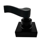 Acabamento Registro Quadrado C-67 Preto Abs ½, ¾ Padrão Deca