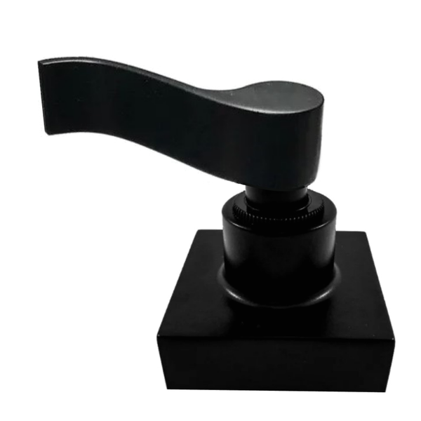 Acabamento Registro Quadrado C-67 Preto Abs ½, ¾ Padrão Deca