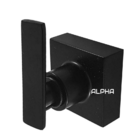 Acabamento Registro Quadrado C-73 Preto Abs ½, ¾ Padrão Deca