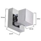 Acabamento Registro Quadrado Cromo Padrão Deca Kit 8un