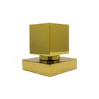 Acabamento Registro Quadrado Dourado Brilhante Padrão Deca Pr