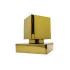 Acabamento Registro Quadrado Dourado Brilhante Padrão Deca Pr