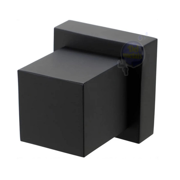 Acabamento Registro Quadrado Metal Preto Padrão Deca Cor:preto