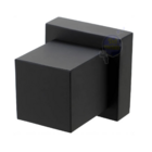 Acabamento Registro Quadrado METAL Preto Padrão Deca Preto