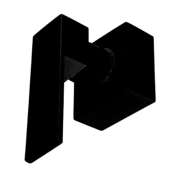 Acabamento Registro Quadrado Padrão Deca Preto Barcelona