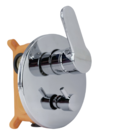 Acabamento Registro Redondo Chuveiro Misturador C/ Duchinha