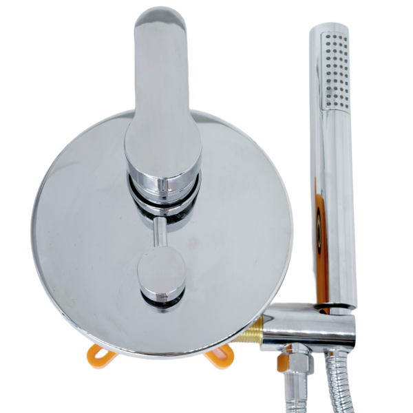 Acabamento Registro Redondo Chuveiro Misturador C/ Duchinha