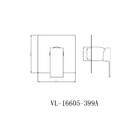 Acabamento Rose Gold Jiwi Para Base Monocomando Chuveiro Deca