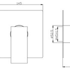 Acabamento Rose Gold Monocomando Chuveiro Base Deca