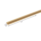 Acabamento em PVC tipo U Cerejeira 4M Permatti