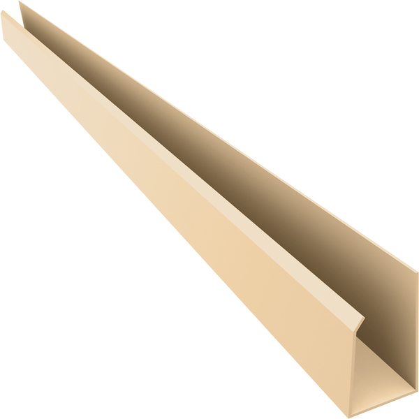 Acabamento Tipo U de PVC Carvalho 3m Plasbil