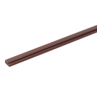 Acabamento em PVC tipo U Mogno 6M Permatti