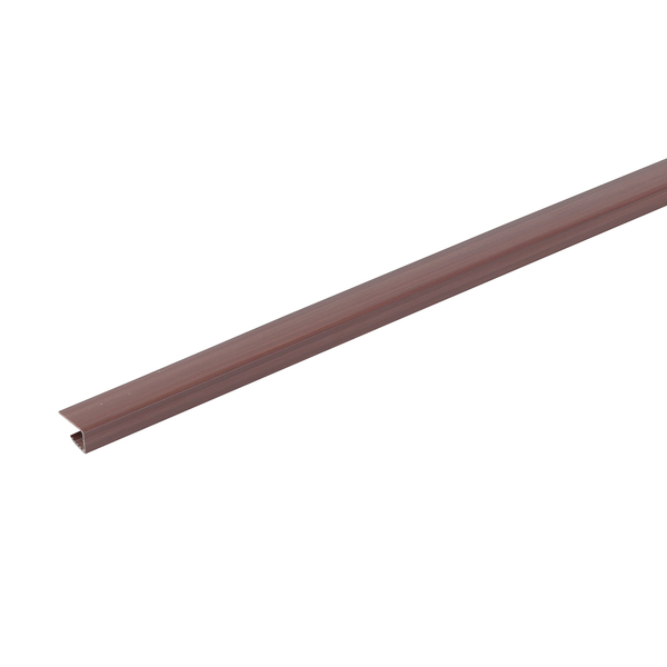 Acabamento em PVC tipo U Mogno 6M Permatti