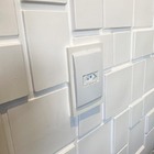 Acabamento Tomada 3d 4x2 - 1 Unidade -mdf Branco