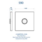 Acabamento Válvula Descarga Slim Plus Gold Fani