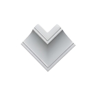 Ace Simples de PVC 30x19cm Branco 4 Unidades New Plast