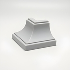 Ace Simples de PVC 30x19cm Branco 4 Unidades New Plast