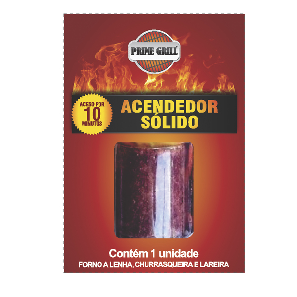 Acendedor Solido unitario Prime Grill