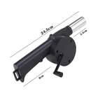 Acendedor Soprador De Churrasqueira E Lareira Carvão Manual